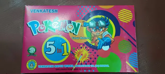 Pokeman Colour Matches 5 In 1